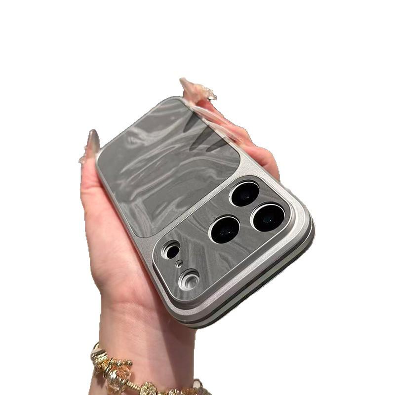 

Luxurious 17-Window Water Ripple Case for Apple 17 Pro Max with Contrasting Color Frame iPhone 15 Pro Max