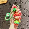 Creative Cute Keychains Car Hangers Couple Doll Bag Pendant Keyring