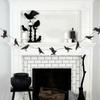 Crow Pattern Black Crow Pull Banner Black Crow Latte Art Halloween Raven Pull Flag  Haunted House