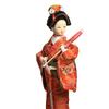 Kimono Dolls Oriental Doll Ornament Ethnic Japanese Geisha Dolls Lady Statuette for Table Bedroom Home Office Living Room Girl