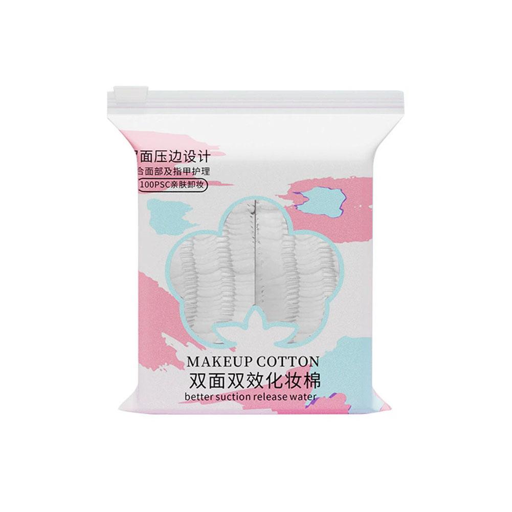 50/100/222pcs Disposable Soft Makeup Cotton Pads 3-Layer Facial Cleansing Wipes Gentle Remover Pads Cosmetic Cleaning Tool