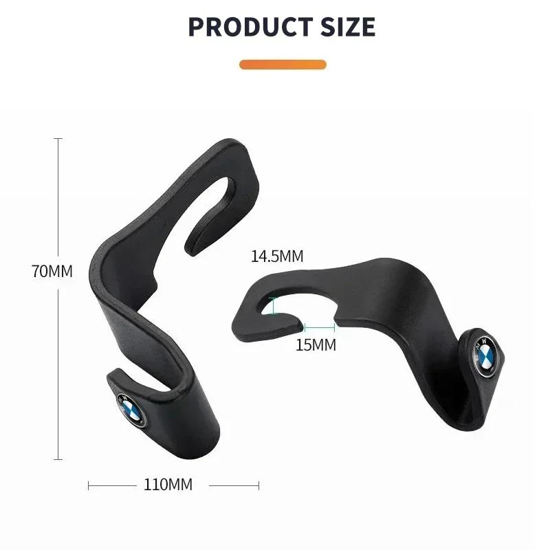 Pour BMW Attaches de Voiture Organisateur de Dossier de Siège Avant Support Attaches Rapides Automatiques Cintre Pour BMW X1 X2 X3 X5 X4 X6 X7 M3 G20 G32 G11 G12 F40