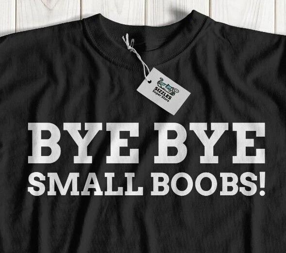 Funny Big Boobs T-Shirt New Breast Augmentation Gifts Surgery Boobies S