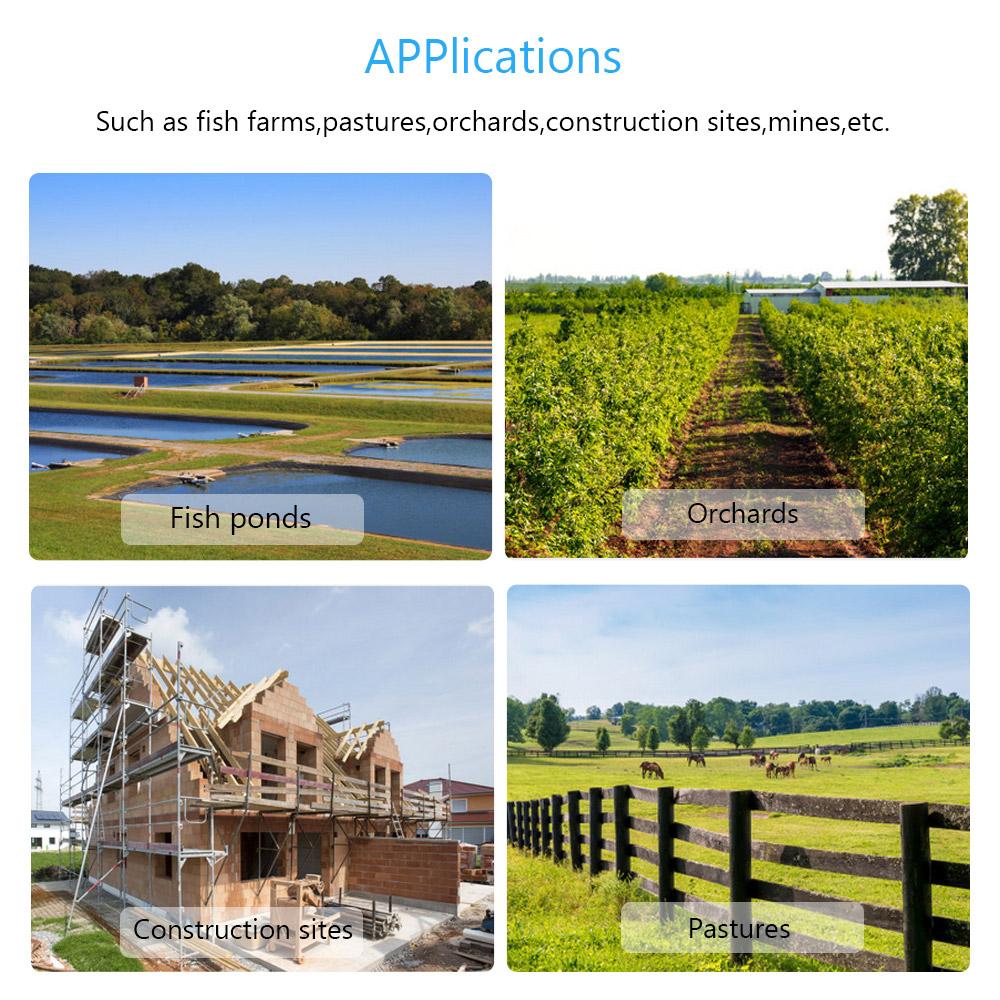 1080P bezdrátová bezpečnostní kamera se solárním panelem 2MP venkovní vodotěsná dobíjecí baterie pro sledování