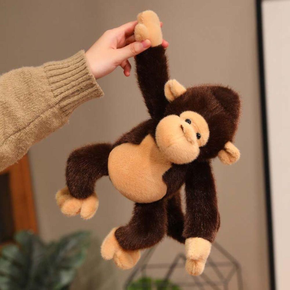 Stuffed Doll Large Plush Monkey Doll Realistice Orangutan Plush Doll Monkey Plush Toy  Baby Toys