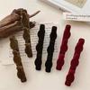 Grampos de cabelo trançados de cor sólida grampos de cabelo estilo coreano grampos de cabelo desfiados grampos de franja grampos de testa grampos de flocagem acessórios de cabelo