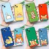 Süße Cartoon Corgi Hülle Für Samsung Galaxy A17 A06 A16 A26 A36 A56 A55 A35 A15 A32 A52 A13 A33 A53 A14 A34 A54