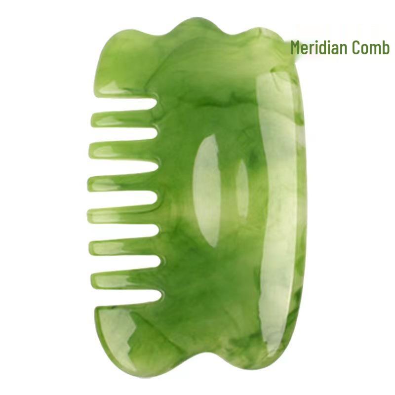Facial Meridian Lifting Brush & Foot Acupoint Acupressure Pen Gua Sha Massager