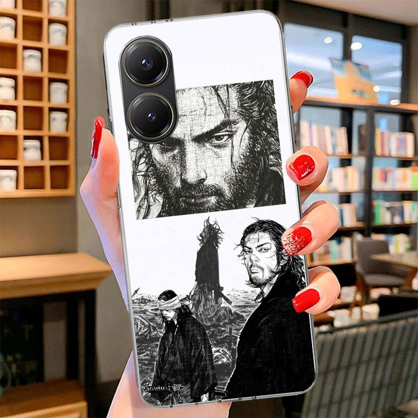 Vagabond Samurai Comic Phone Case For Xiaomi Poco F7 Ultra X7 X6 X5 Pro M7 Redmi 15C 15 13C 13 12C 12 10C 10 9A 9C 9T 9 Shell Po