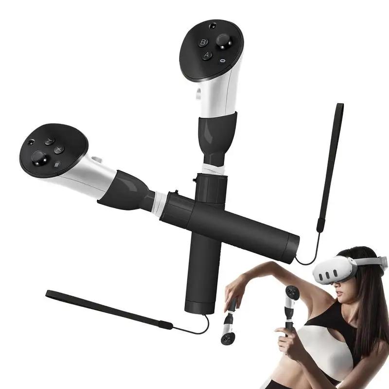 Verlängerungsgriff für Meta Quest 3 Zubehör VR Controller Griff Verlängerungsstange Lichtschwertgriffe für Meta Quest3