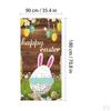 Easter Door Cover Photo Props Versatile Gift Cartoon Lovely Sign Banner Decor for Spring