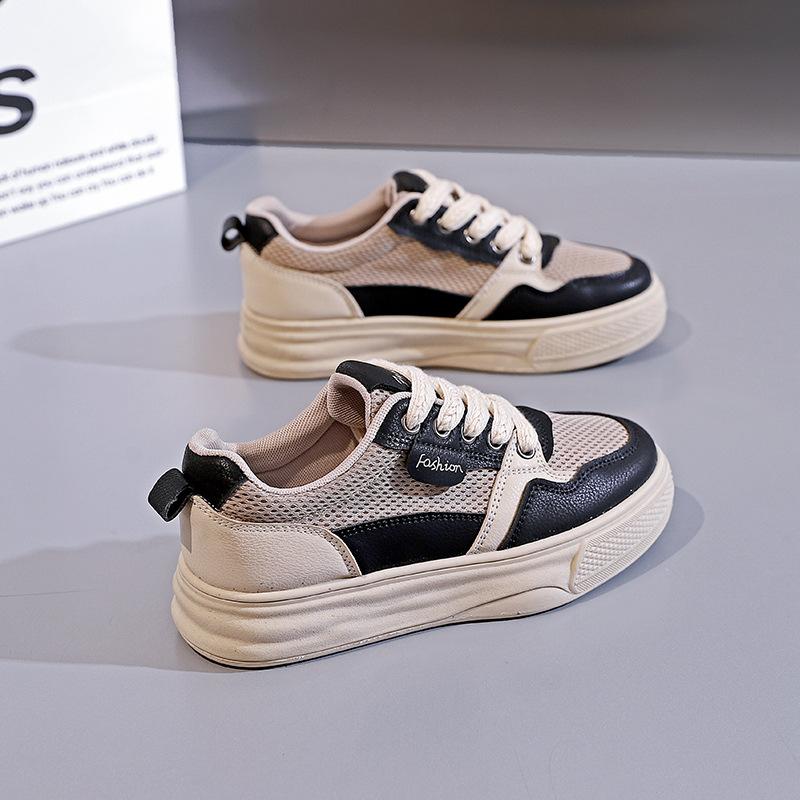 Mesh women's shoes sports and leisure shoes women's 2025 spring and autumn new maternity shoes soft-soled small white board shoes women's 6519-2