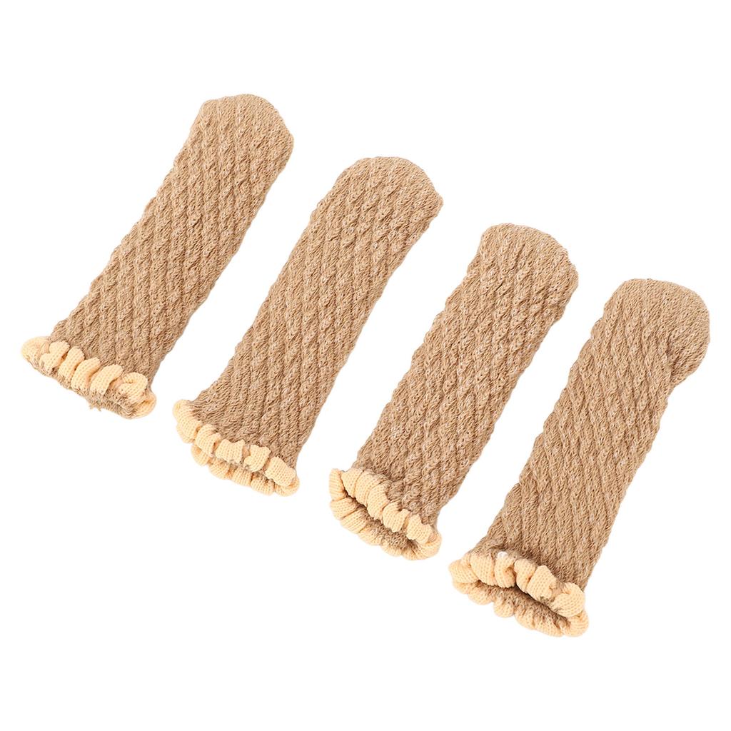 20Pcs Thickened Knitted Table Chair Leg Floor Protectors Covers Furniture Leg Socks for Hardwood