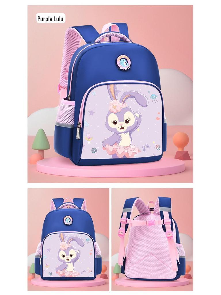 Cartoon Schoolbags for Kids 3-6: Spine Protection, Lightweight, Available in Large, Medium, Small - 4 Cute Designs for Boys and Girls.
