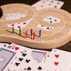 Wood Cribbage Cards Game Combines With Contemporary Appeal Strategy Cards Game To Improve Logics Skills Easy to Play