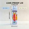 1PC Funny Hot Dog Cartoon Design 750ml Color Plastic Sports Water Bottle Leakproof Flip Straw Lid Suitable for Sports Office Home Use