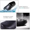 Reloko Oil-Resistant Chef Shoes, Waterproof Cooking Shoes, Work Shoes, Kitchen Shoes, Medical Shoes, Black, Size 40 (25.0cm)