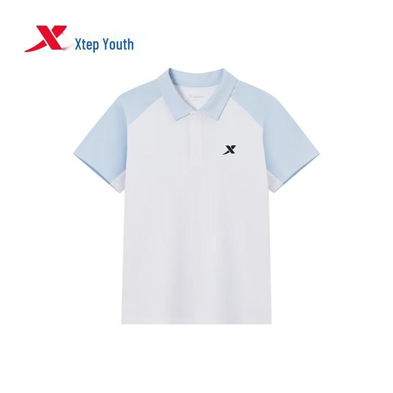 Xtep Youth Breathable Short Sleeve POLO Shirt 120