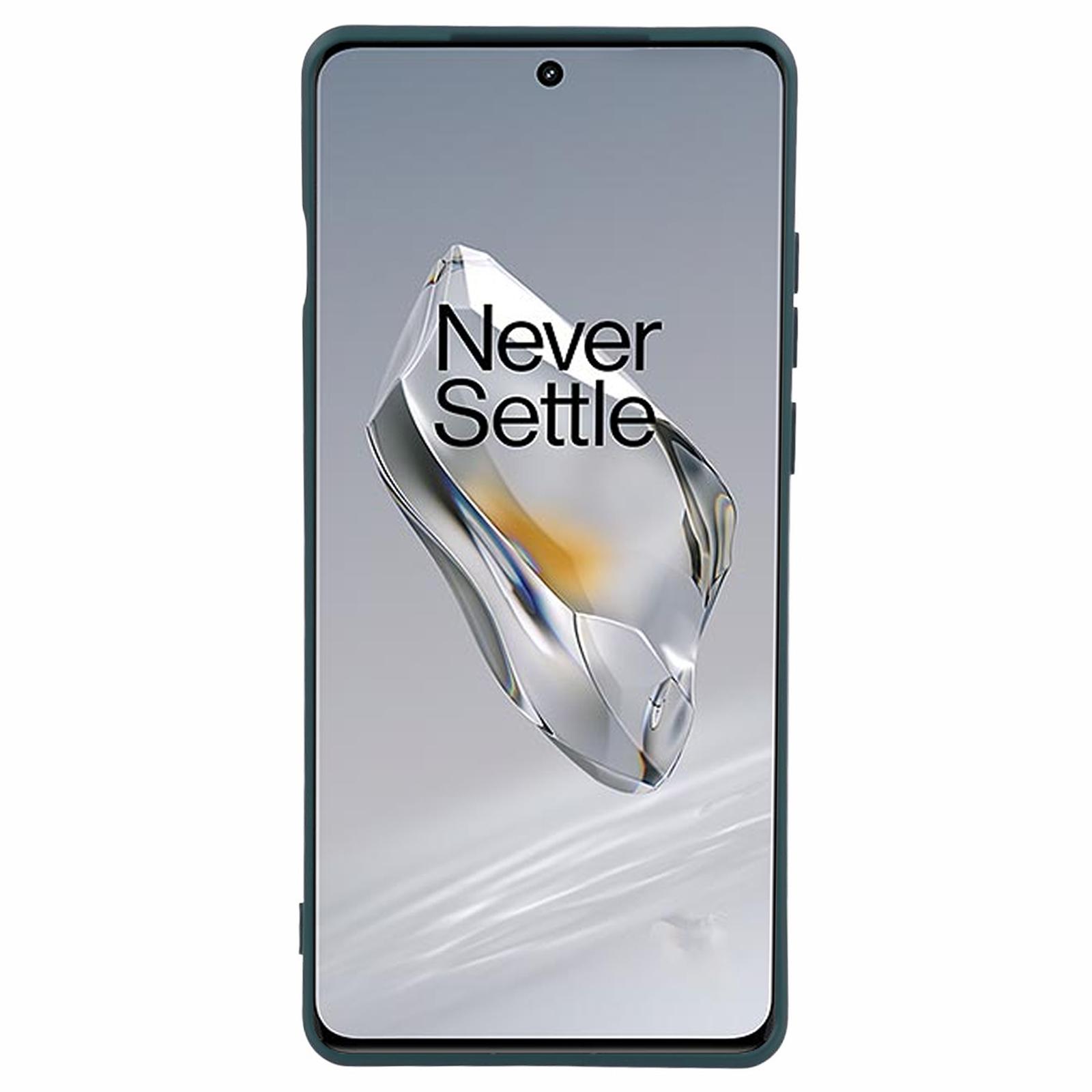

For OnePlus 12 5G Case Anti-Scratch Soft Fiber Lining TPU Phone Cover Green