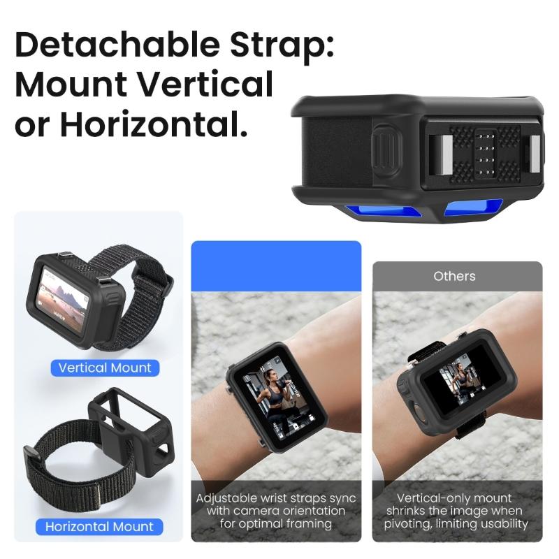 Lightweight Action Camera Lens Protector Easy Installation Degree Protective Housing Skin Sleeve Replacement