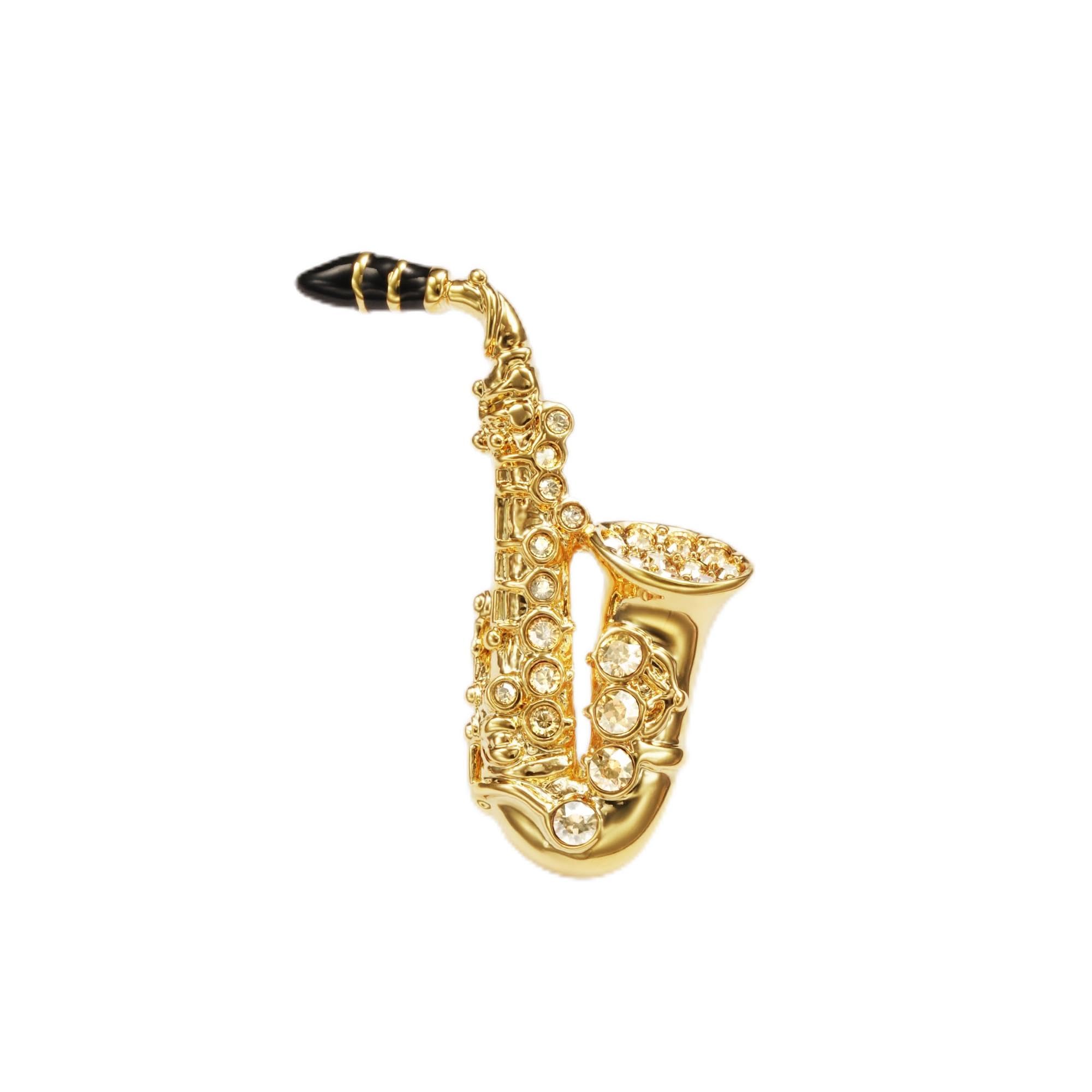 

Saxophone Brooch VBMV4793 DJ [Vendome Boutique]