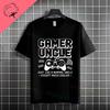 Funny Uncle Level Unlocked Graphic Tshirt Casual Fashion Streetwear 100 Cotton Short Sleeve Crew Neck Tshirt Perfect For Gift