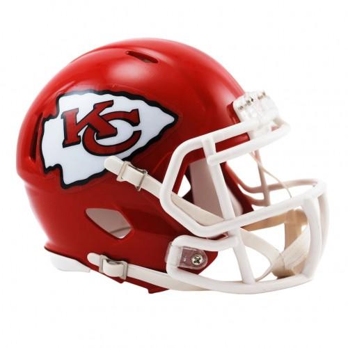 Decoração de capacete de velocidade do Kansas City Chiefs One Size vermelho/ouro
