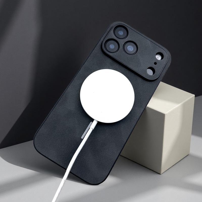 Luxury Leather Case For iPhone 17 16 15 14 13 12 11 Pro Max 17Pro 16Pro iPhone17 iPhone16 ProMax Magsafe Mag Safe Charge Cover