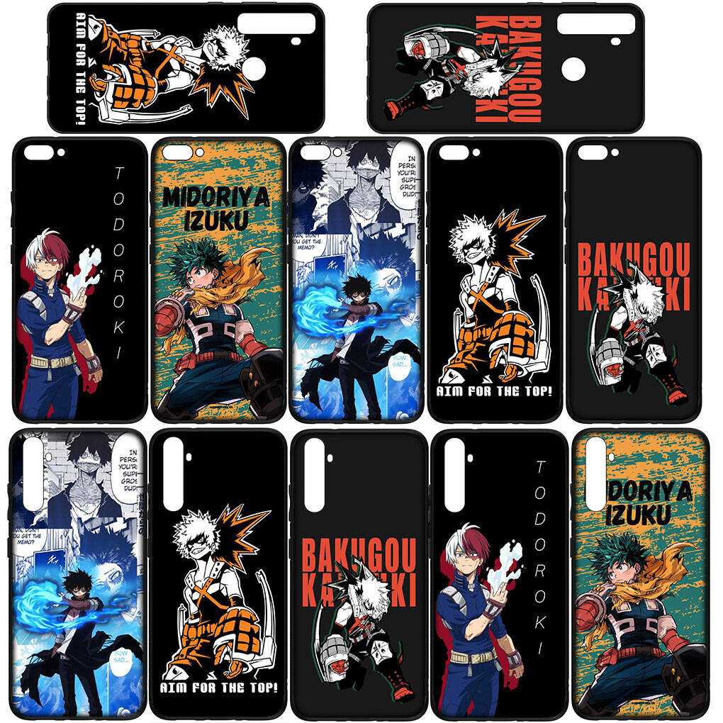 For Motorola Moto Edge 70 60 50 G54 G05 G86 Samsung Galaxy S25 iPhone 17 16 15 Xiaomi Redmi Note 14 13 Pro Max Phone Case Anime My Hero Academia Cover