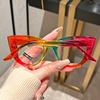 Elegant Cat Eye Reading Glasses with Rhinestone Decoration j Gradient Frame Reading Glasses +1.0 to +4.0 Dioptric Power