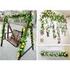 Elegant 69-head White Rose Artificial Vine For Wedding And Home Decoration
