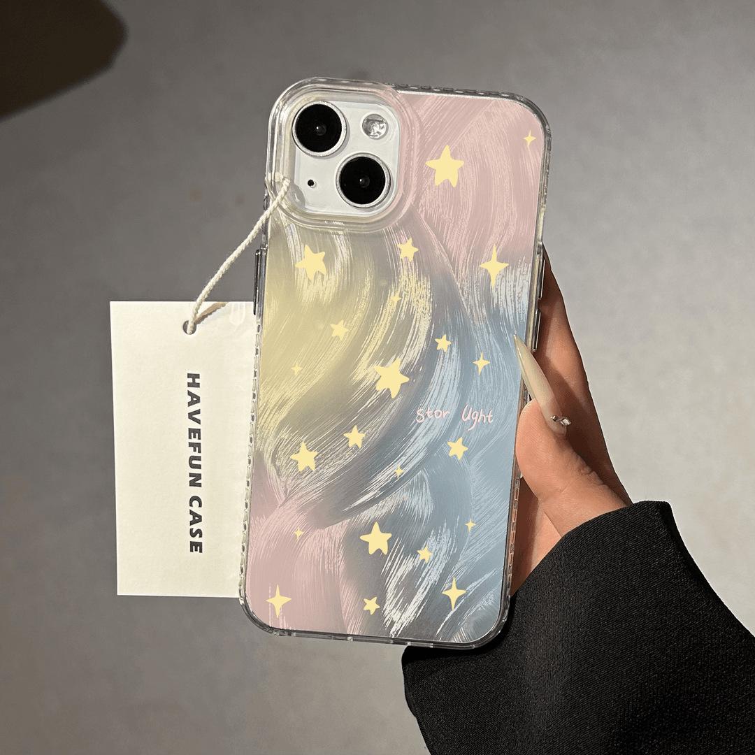

Colorful Stars Case for iPhone 16 Pro Max/15/14 Plus - Protective Cover iPhone 15