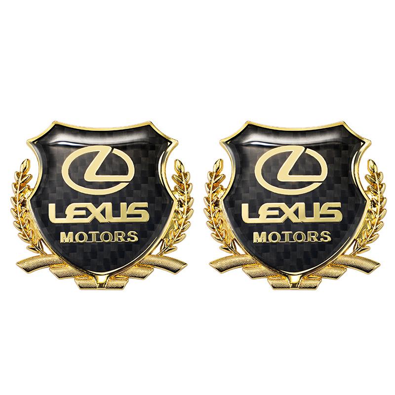2 Pezzi Emblema Logo Auto Adesivo Metallico per Finestrino Bagagliaio Accessori Per Lexus F-SPORT ES RX NX LS UX LM LX GX LC RZ IS CT GS RC HS SC TX