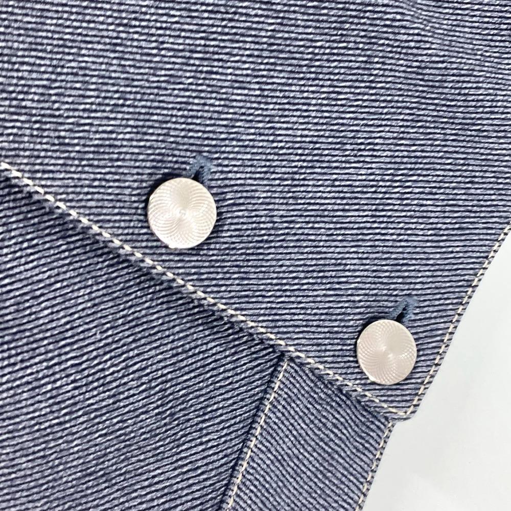 HERMES Serie logo Bottoms apparel skirt cotton blue