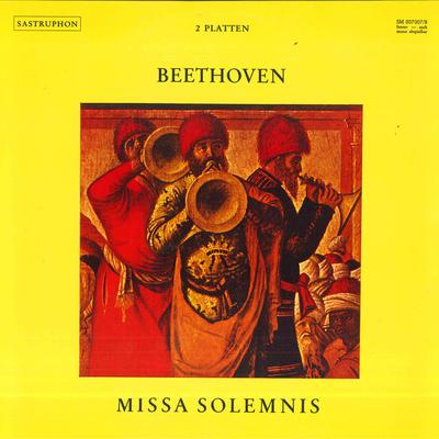 LP Record BEETHOVEN WERNER KLOOR  Missa Solemnis SM0070078 SASTRUPHON Germany Classical Used