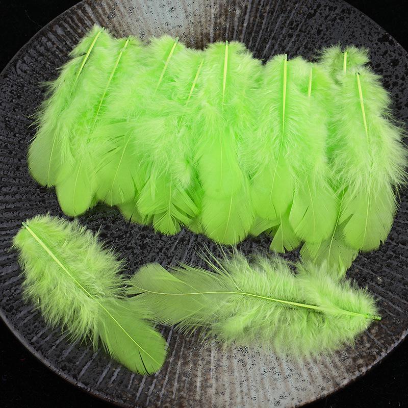 Mixed Color Chicken & Peacock Feathers for DIY Ornaments, Handicrafts, and Handmade Clothing Accessories.