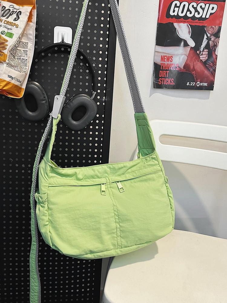 Solid Casual Interior Compartment Crossbody Bags Sewing Thread 2026  Bags for Women Soft Zipper Nyl Women's Handbags
