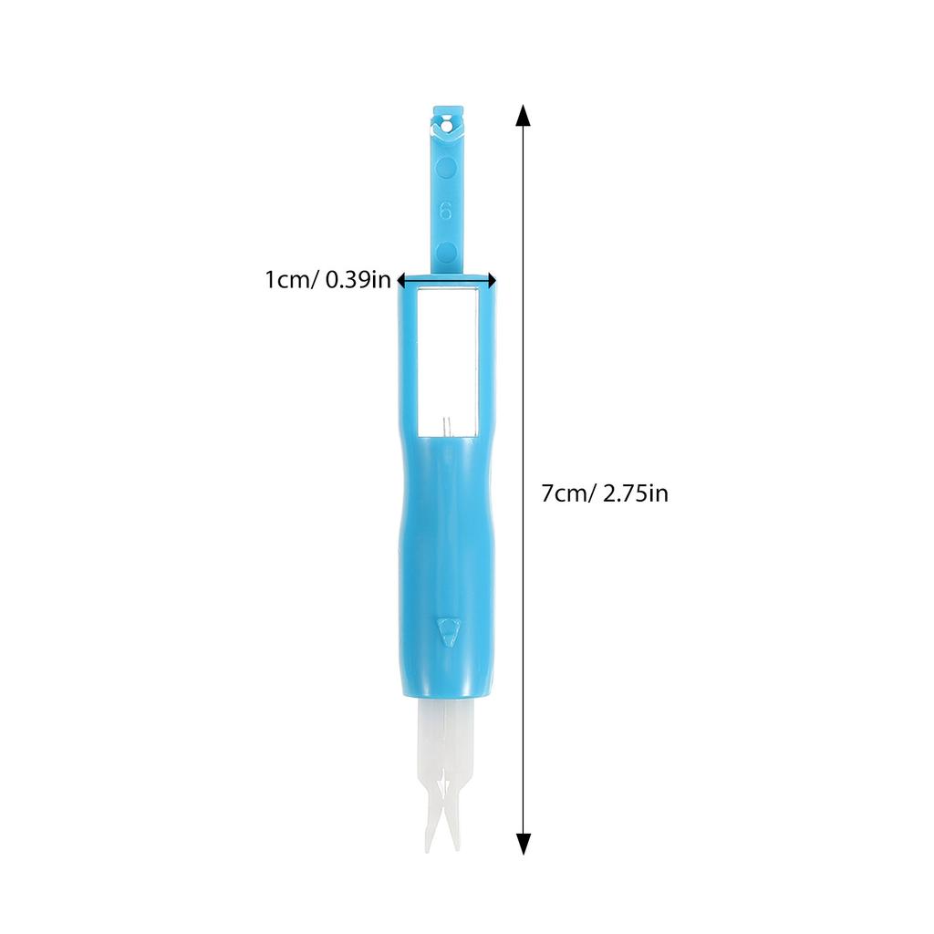 3Pcs Needle Threading Tool with Metal Tip Strong for All Sewing Machines No Auto Thread Function Helps Poor Vision Users Insert