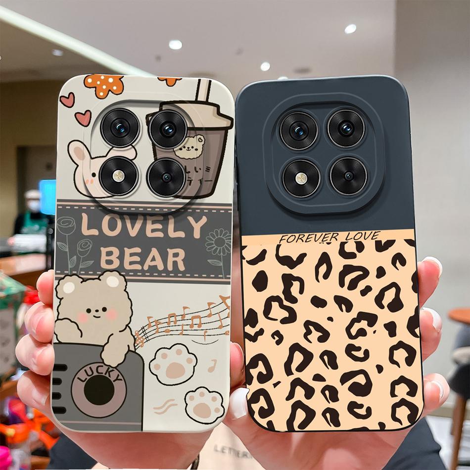 Case For Poco X7 Pro Cute Dinosaur Phone Bags Soft High Quality Liquid Silicone Back Cover For Poco X 7 Pro X7Pro Durable Fundas