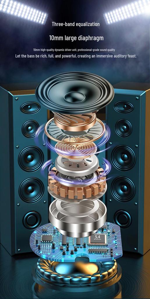 Wireless Bluetooth Noise-Cancelling TWS Sports Earphones with Dual Microphones and Ultra-Long Battery Life.