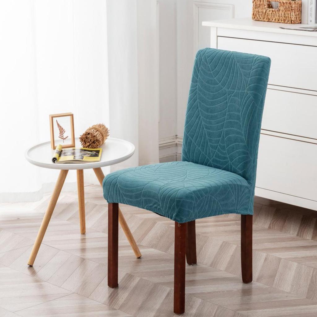 Waterproof High-Back Dining Chair Cover - Soft, Comfortable, Silky, Skin-Friendly Fabric