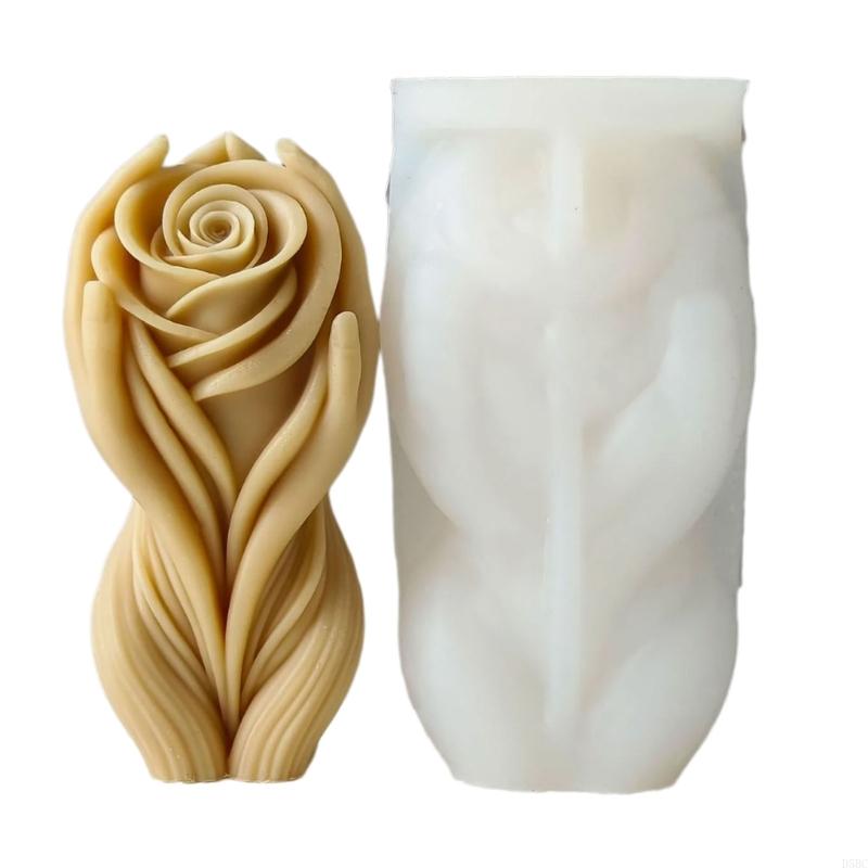 Hand Flower Silicone Molds for Handmade Soap Candy Fondant Mould CN