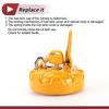 HEROFFIX TRINITY EXCAVATOR LOCK GAS CAP WITH 2 KEYS Silver-Tone Red Yellow