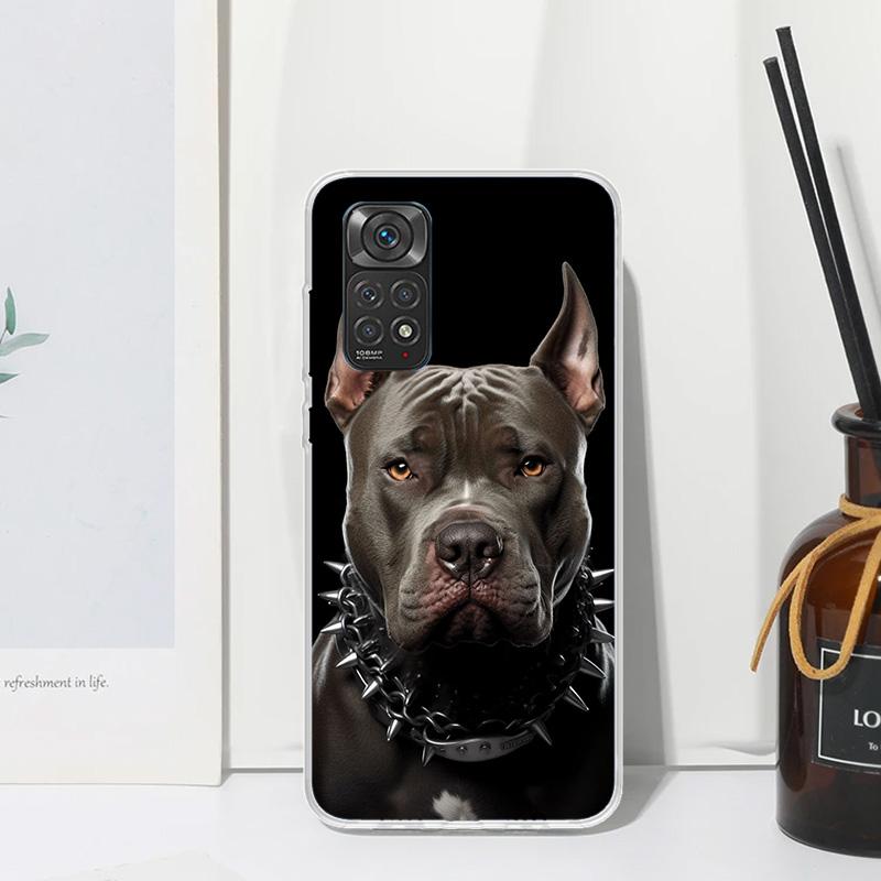Pit Bull Pet Dog Pitbull Phone Case For Xiaomi Redmi Note 15 13 14S 14 Pro Plus 12S 11S 10S 12 11E 10 11T Art Fundas Back Cover