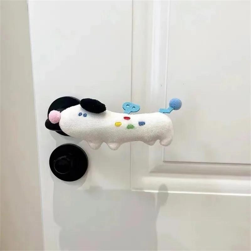 Urocze Nakładki na Klamki Psie Klamki Model Drzwi Prawy Osłona Klamki Odporna na Uderzenia i Antystatyczna Uroczy Ochraniacz na Klamkę