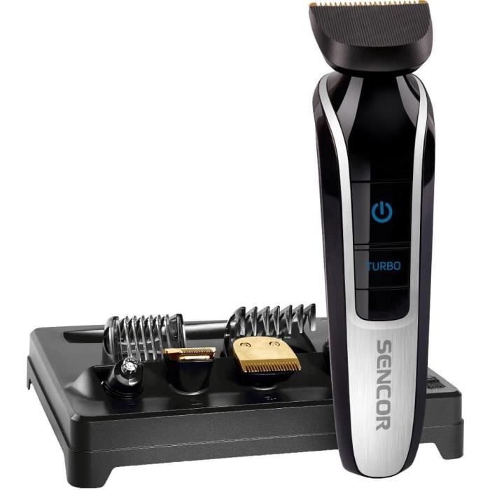 Tondeuse à cheveux - Sencor - SHP 7201SL - Alimentation secteur/batterie - 7 accessoires interchangeables