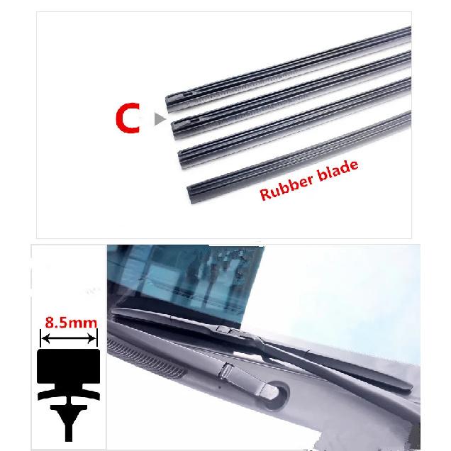 1Pcs Wiper Refill Rubber Strip For Nissan Tiida Teana Juke Note X-Trail T32 TEANA Altima Windshield Wipers