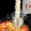 Mesh Strainer Stainless Steel Basket Spaghetti Strainer Spoon Noodle Strainer for Noodles Frying Pasta Camping Dumplings