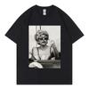 Singer Lady Gaga Merch T Shirt Unisex Wounisex Clothing Harajuku Pop Music Short Sleeve Tshirt High Quality Oversized Tshirts Black