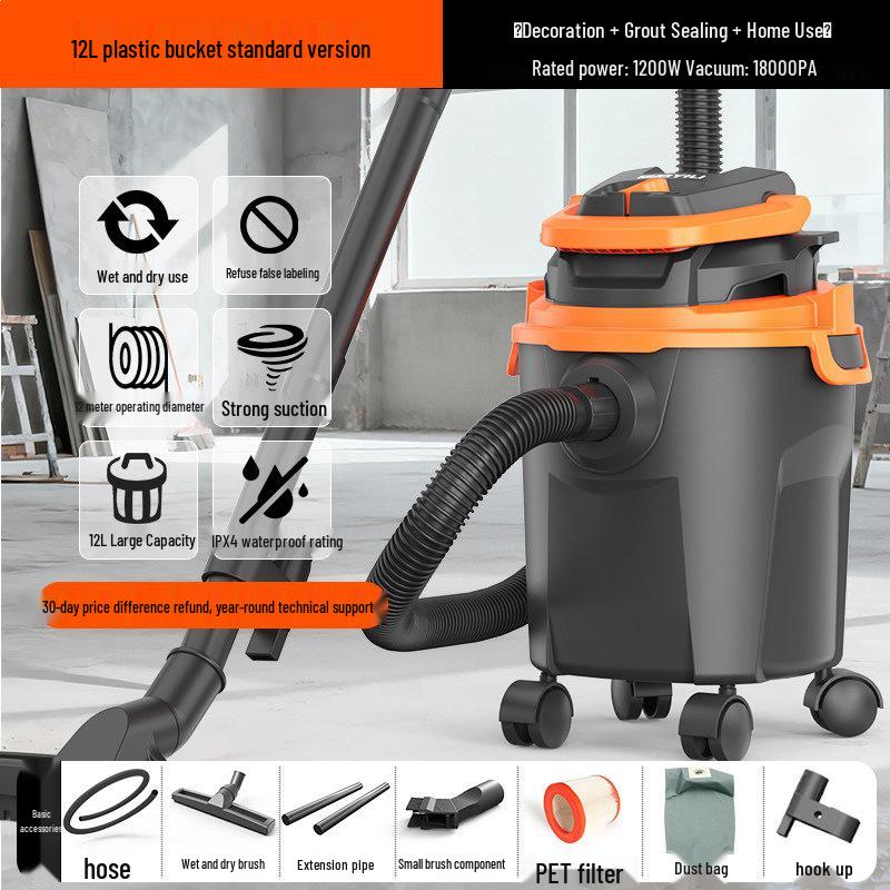 

Yili Handheld Powerful Wet/Dry Vacuum Cleaner for Home and Industrial Use